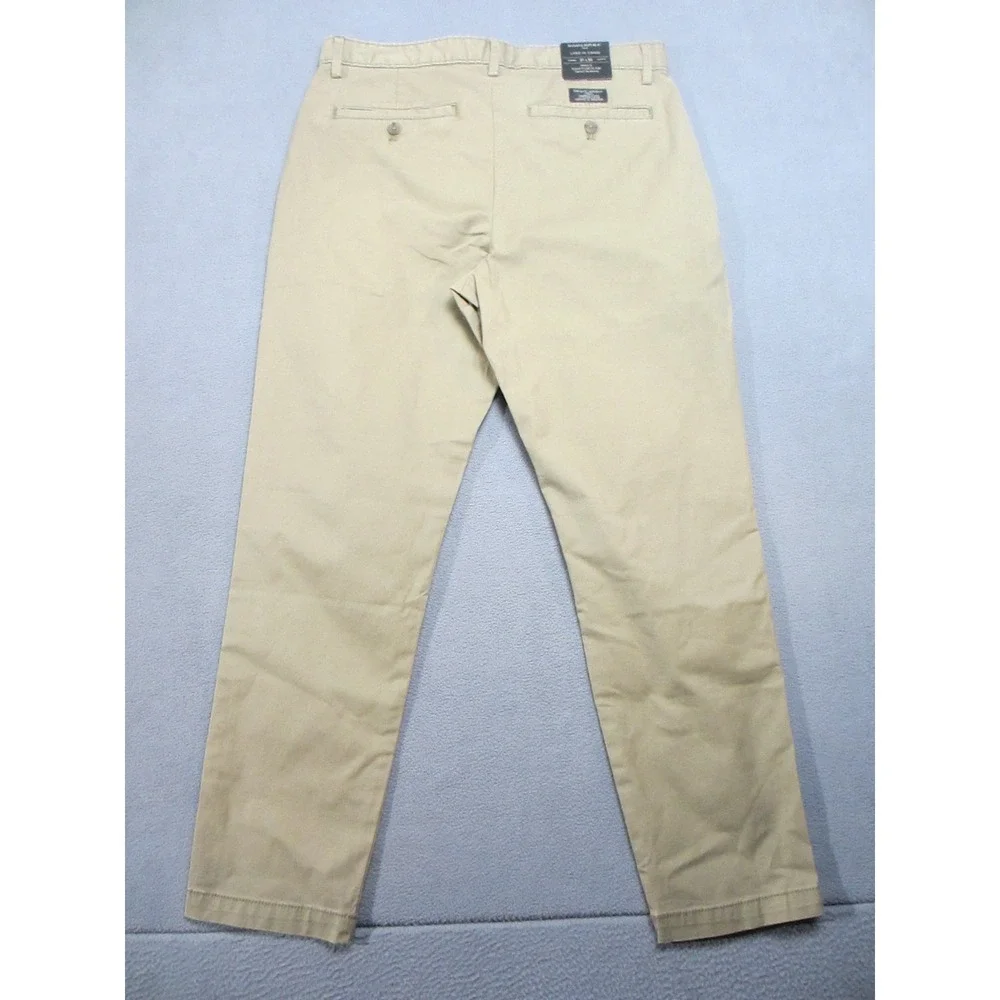 Banana Republic Pants Mens 31X30 Brown Acorn Stretch Athletic Lived-in Chino